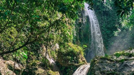 Inambakan Falls in Cebu, Philippines