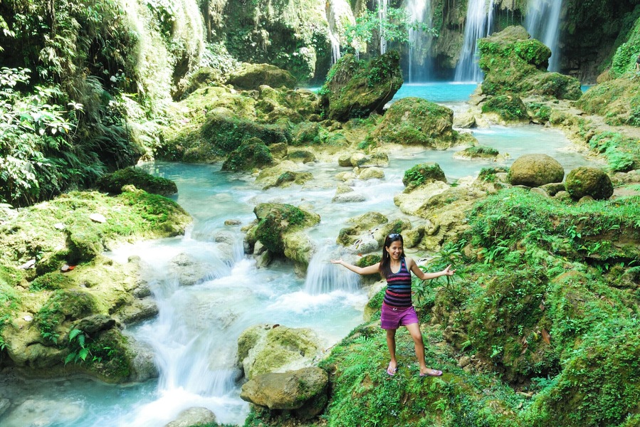 A 20-minute drive from the Kabankalan City proper, Mag-aso Falls is a gorgeous place with stunning and breathtaking blue waters. #roadtrip #waterlust