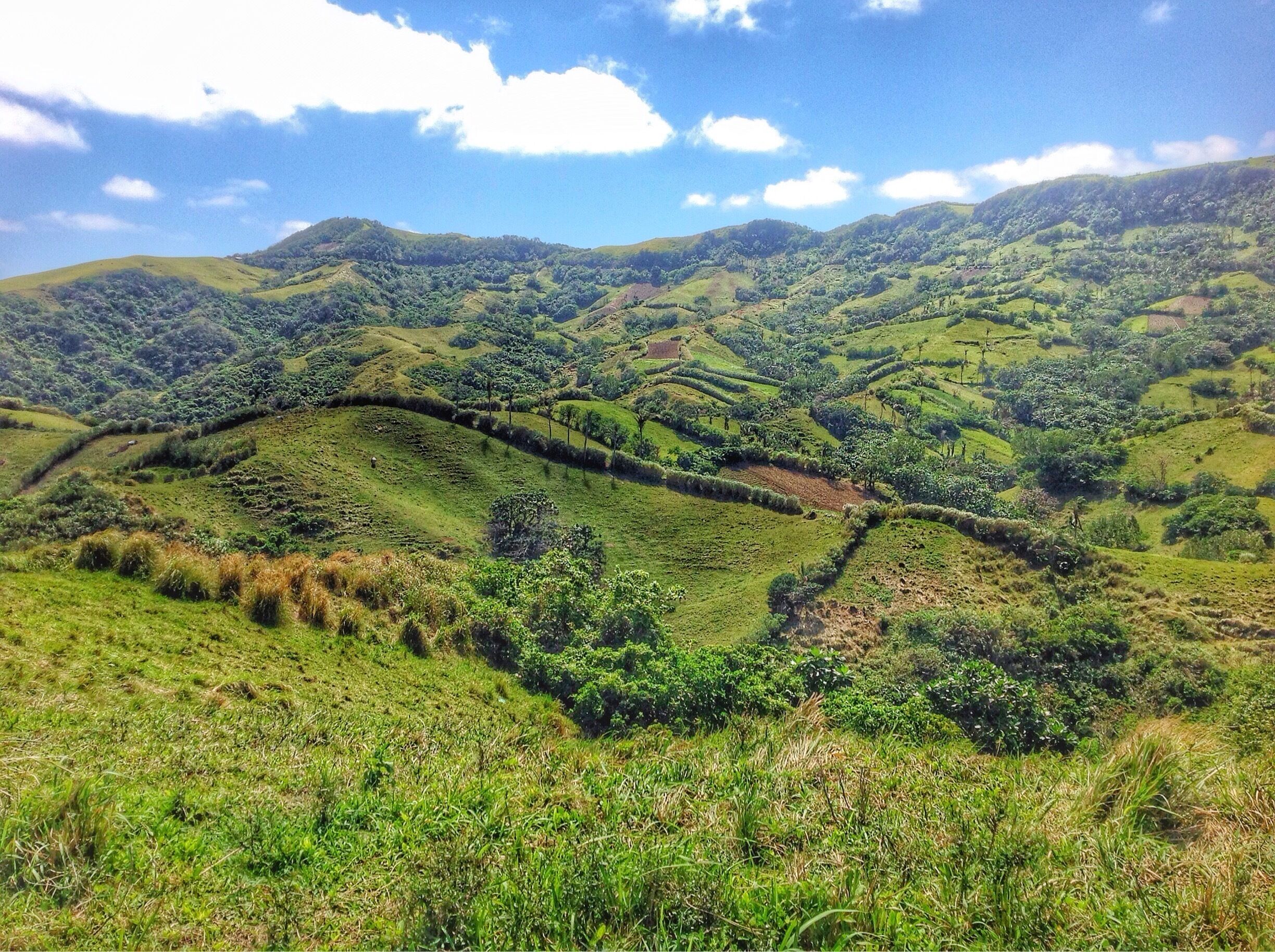 Rolling hills at the opposite side of the Tayid Lighthouse