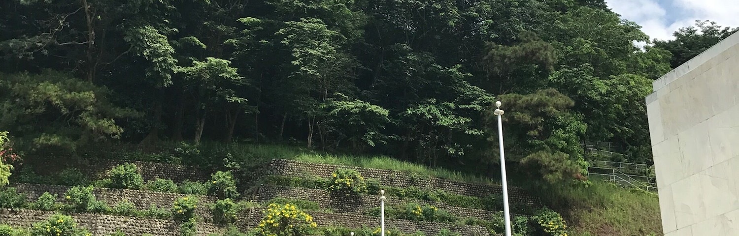 This is the cross at Mount Samat-the site and memorial of the Bataan Death march during WWII. If you haven't read up on the atrocities of the Japanese during this time, you'll get a refresher course from the museum located on-site.