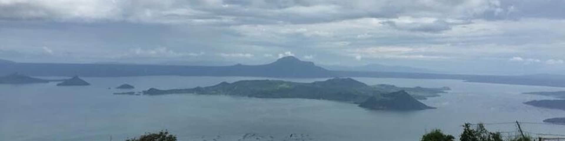 in the Pacific Ring of Fire is #TaalVolcano the 2nd most active volcano in the #Philippines The #Caldera is mostly filled with #LakeTaal so it's a lake, with a volcano within a lake