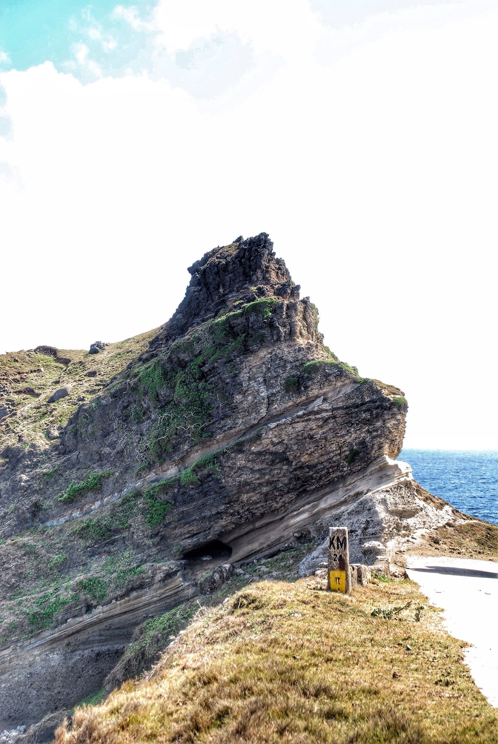 A natural rock formation in Batanes, Philippines 