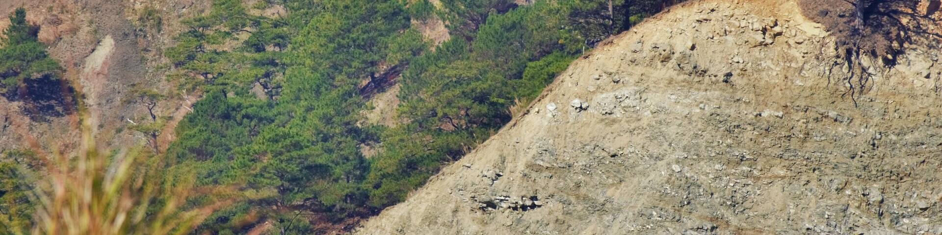 A portion of the scenic unfinished Abra-Kalinga road | This road passes through the municipalities of Lagangilang, Malibcong, Licuan-Baay and comes out of Balbalan in Kalinga.