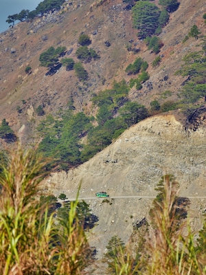 A portion of the scenic unfinished Abra-Kalinga road | This road passes through the municipalities of Lagangilang, Malibcong, Licuan-Baay and comes out of Balbalan in Kalinga.