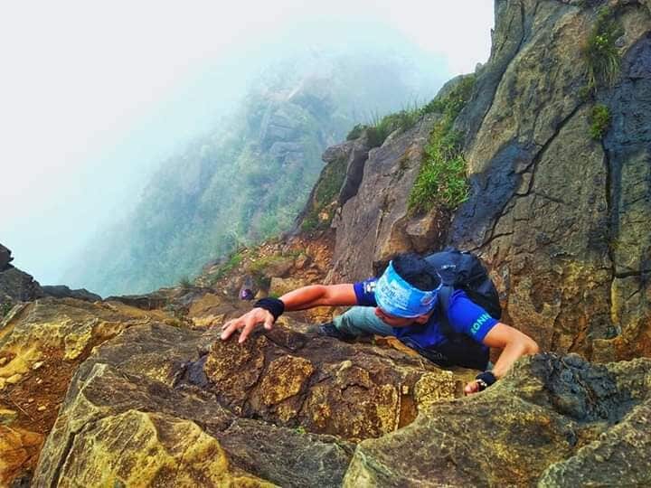 This is the 90-degree assault of Mt.Guiting Guiting(also known as G2 in the mountaineering world) with a height of about 2058 meters-above-sea level. It is also considered as Galapagos of Asia.  This mountain can be explored for 3 days and with a difficulty of 9/9.