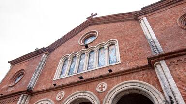 Pavia, Iloilo, Philippines - Santa Monica Church, also known as Pavia Parish Church.