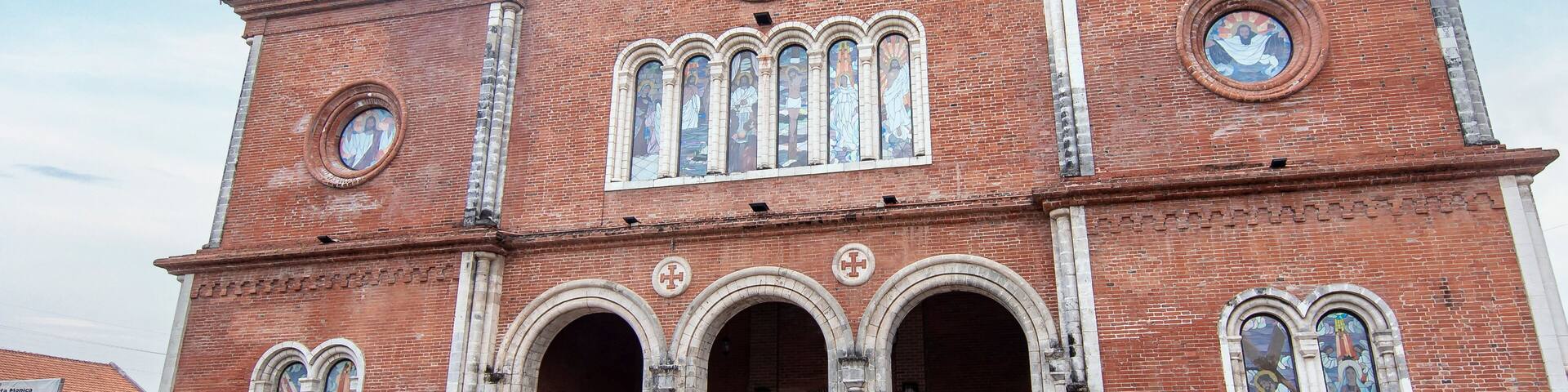 Pavia, Iloilo, Philippines - Santa Monica Church, also known as Pavia Parish Church.
