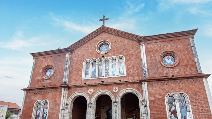 Pavia, Iloilo, Philippines - Santa Monica Church, also known as Pavia Parish Church.