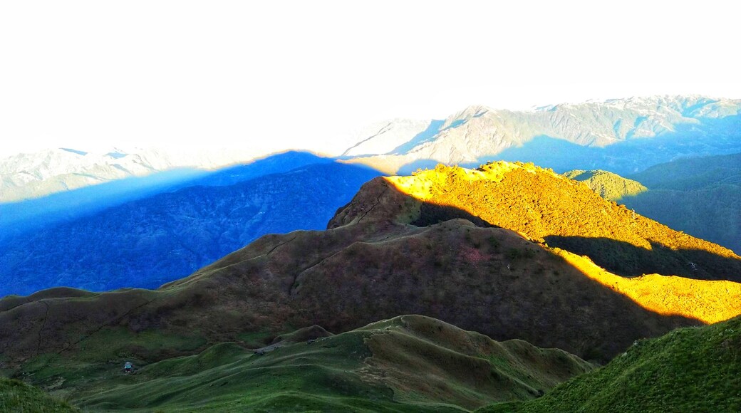 View of Saddle Camp from the summit of Mt.Pulag.