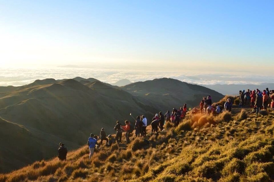 At the summit, #seaofclouds
