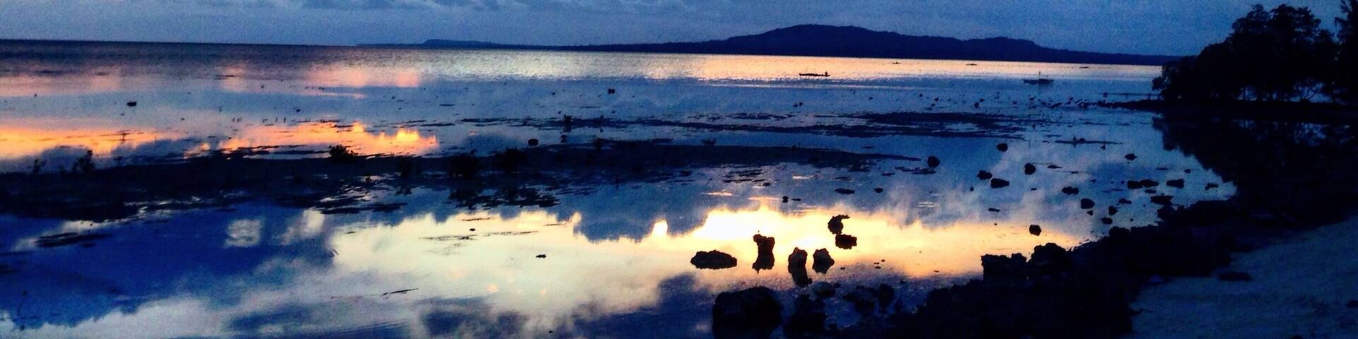 Surreal sunset between baclayon and Albuquerque in visayas enroute to tagbilaran