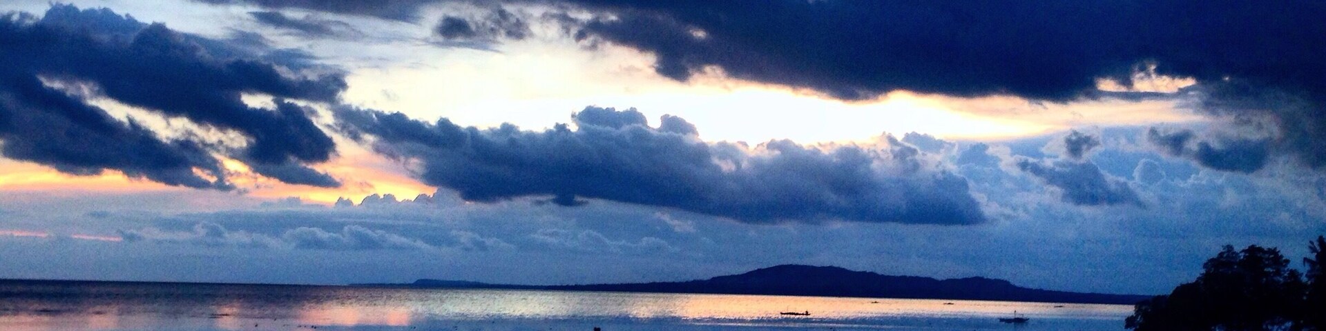 Surreal sunset between baclayon and Albuquerque in visayas enroute to tagbilaran