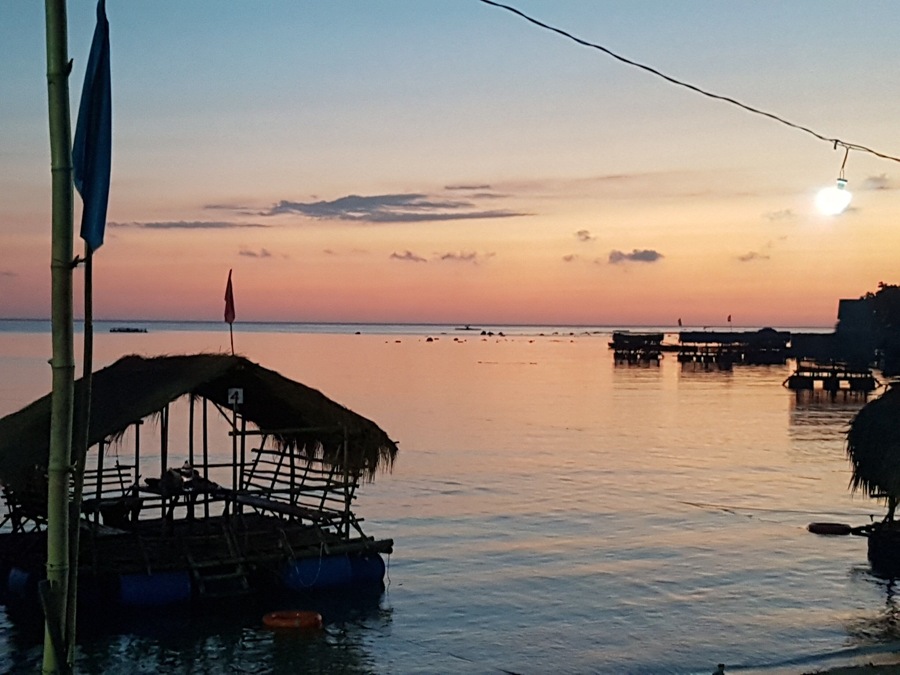 Sunset at Dadalaquiten, Sinait Ilocos Sur