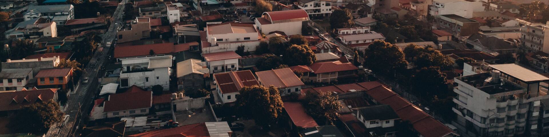 Aerial view of Santa Maria, Bulacan, Philippines
