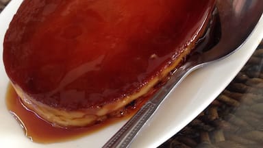Leche Flan (Caramel Custard)
A dessert made from eggs and milk with caramel on top.
Pepper's Grill is a home grown restaurant in Bulacan that started in 2006. They offer delicious Filipino and Spanish Cuisine. The restaurant was named after the owner's son and it was featured in a TV program as top 4 most yummy place in Bulacan.
#Delicious