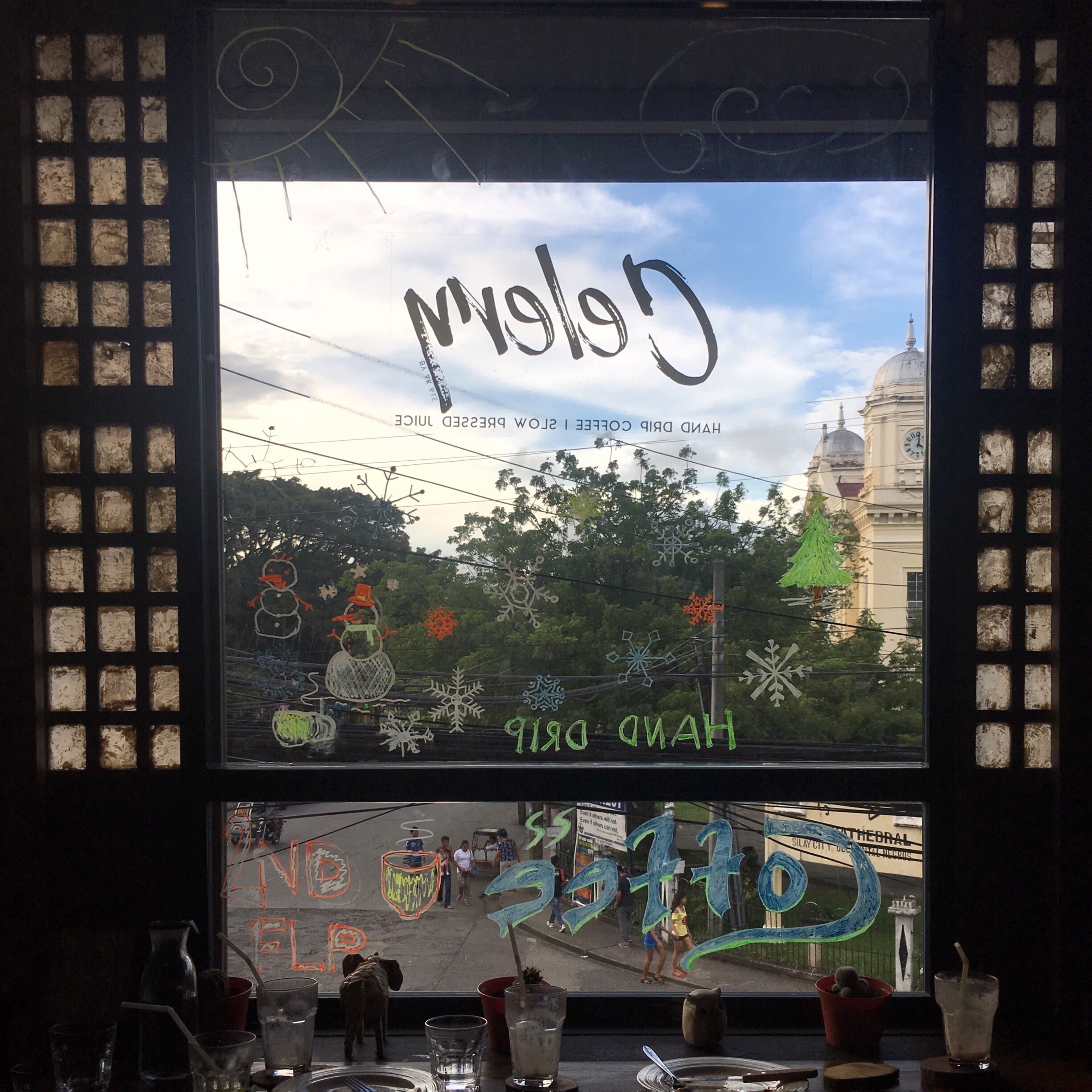 Celery is a coffee shop on the corner of the main road and zamora streets in #Silay. Good place for watching the buzz and the people below. #coffee