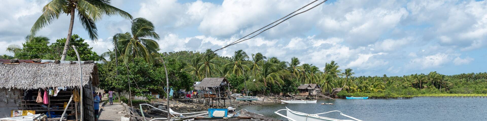Views, Beaches and Landscapes of Dinagat Islands and Southern Leyte, Pintuyan, The Philippines.