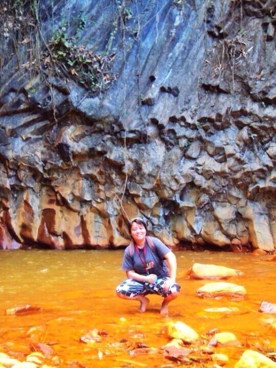 The Pulang Bato Falls which means Red Stone Falls in English is named after its stones that are rusty red in color because of its rich sulfur content. The water here is known to cure skin diseases because of the sulfur contained in the water. 