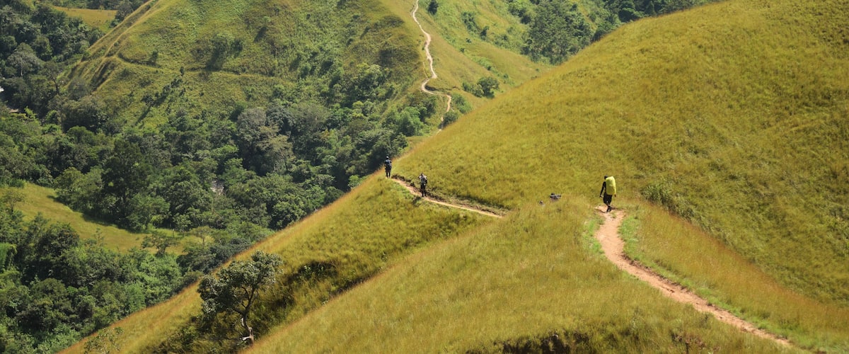 The climb to Mt. Pisusok requires hiking through the stunning Apao Rolling Hills. Sunrise and sunsets here are beautiful as well.