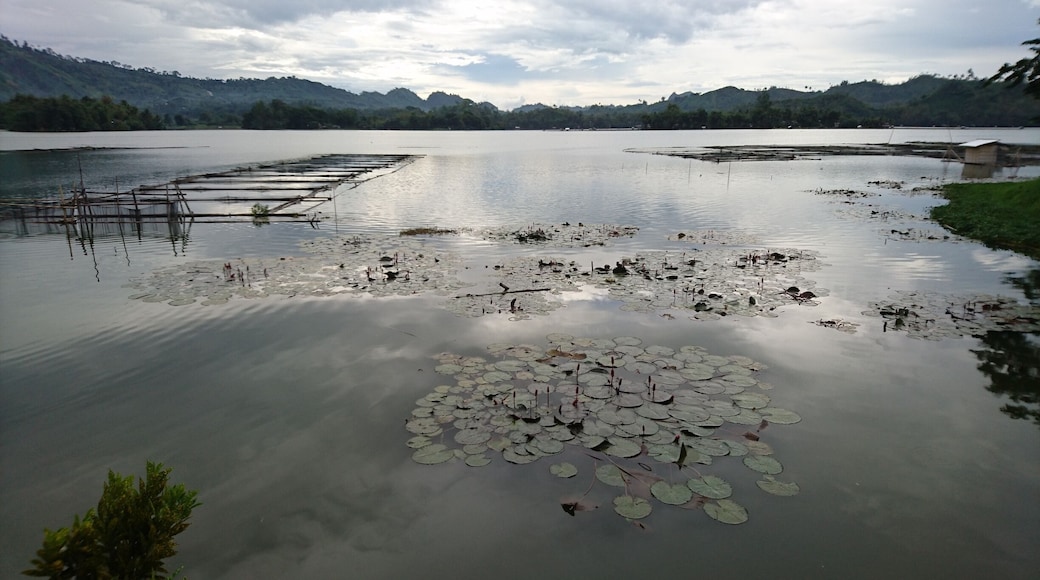 Serene lake. You can hear yourself breathing.