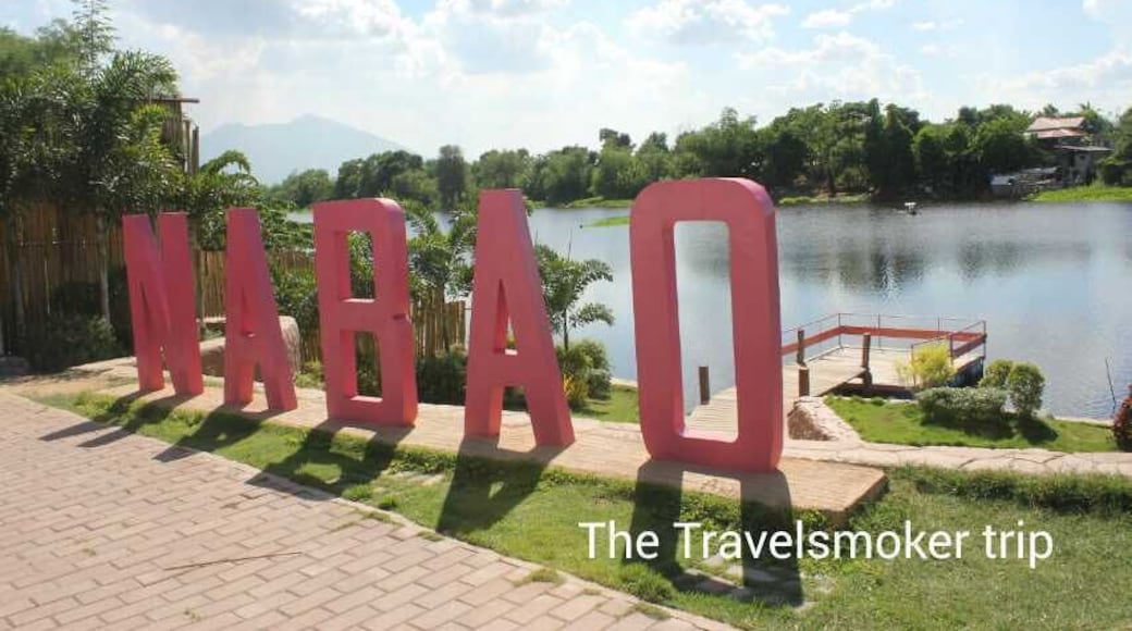 A lake that is just along the side of the highway. A dying 39-hectare lake, which used to be a rich fishing ground among local folks, will be turned into a P20-million eco-tourism park. The revival of Nabao Lake, spanning barangays Sta. Rita and San Carlos, was the focus of the 5th Paistimika Festival highlighting the town’s 167th foundation anniversary.