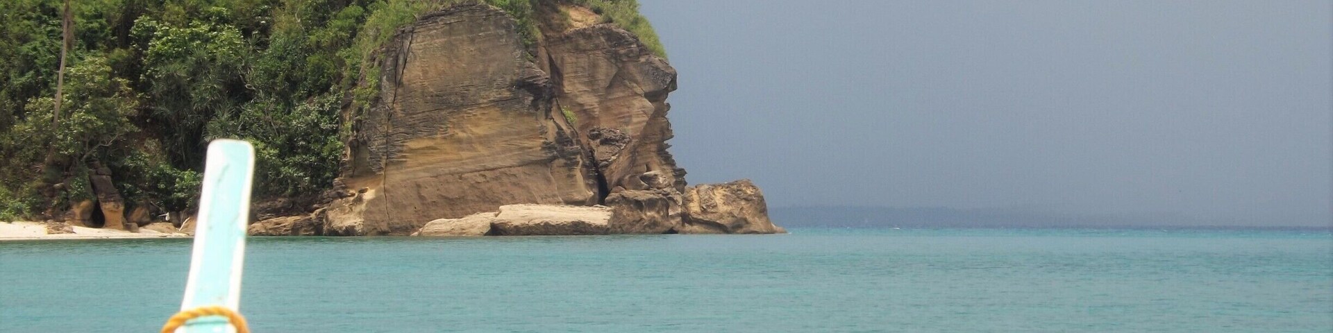 Ungab Rock Formation also known as Elephant Rock Formation seen in Mompong Island, Marinduque.