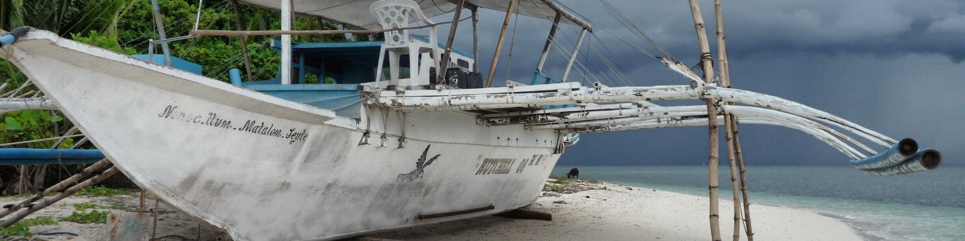 Canigao Island is a tourist development outside town in Matalom. By development they mean there's a scheduled boat to take people there and that there are restrooms. The beaches are white sand and the water stays clear and shallow a long way out. We went during the week are were the only ones on the island, though it's a popular place on weekends.
