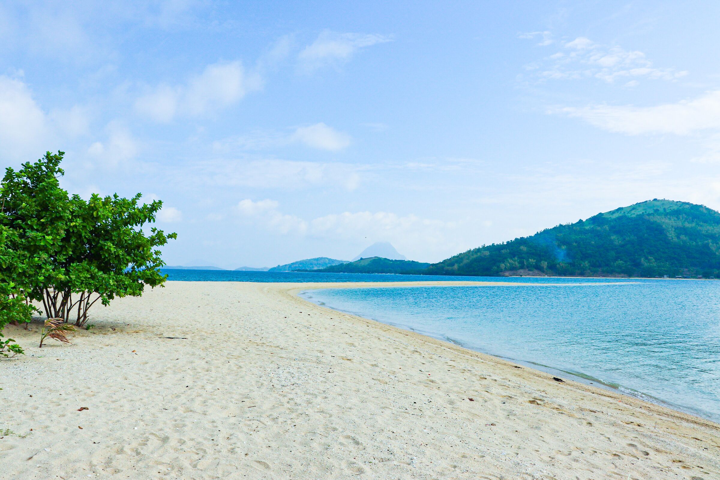tropical beach and sea in concepcion iloilo Philippines 