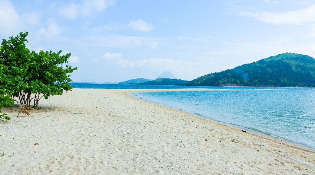 tropical beach and sea in concepcion iloilo Philippines