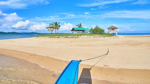 Tiny exotic Island with mini resort in the east part of Palawan - Philippines. Coab Island