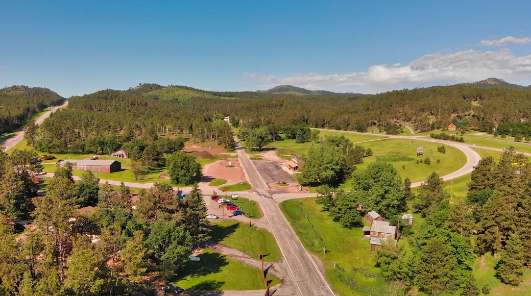 SOUTH DAKOTA, USA - JULY 2019: Countryside hills near Rockerville Lodge