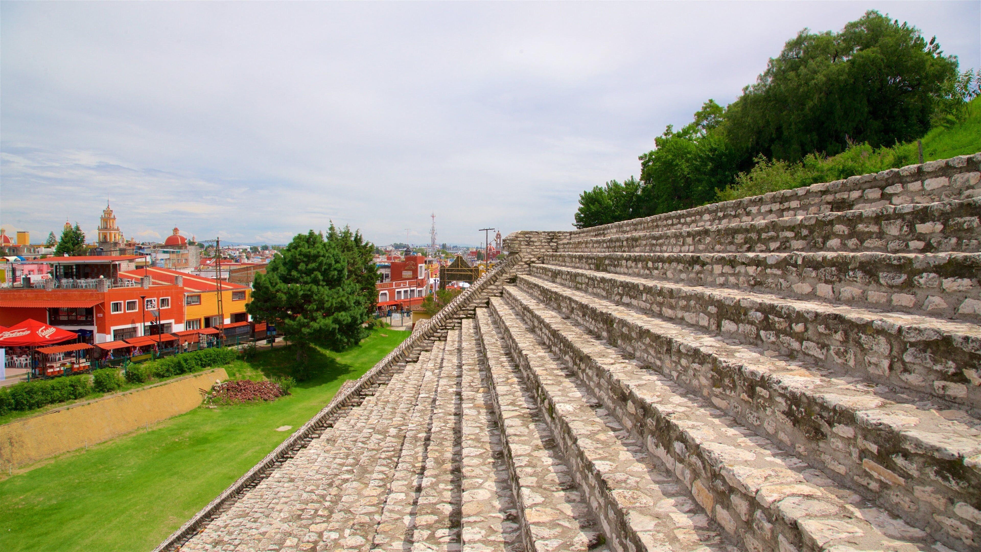 San Andrés Cholula showing heritage elements and a small town or village