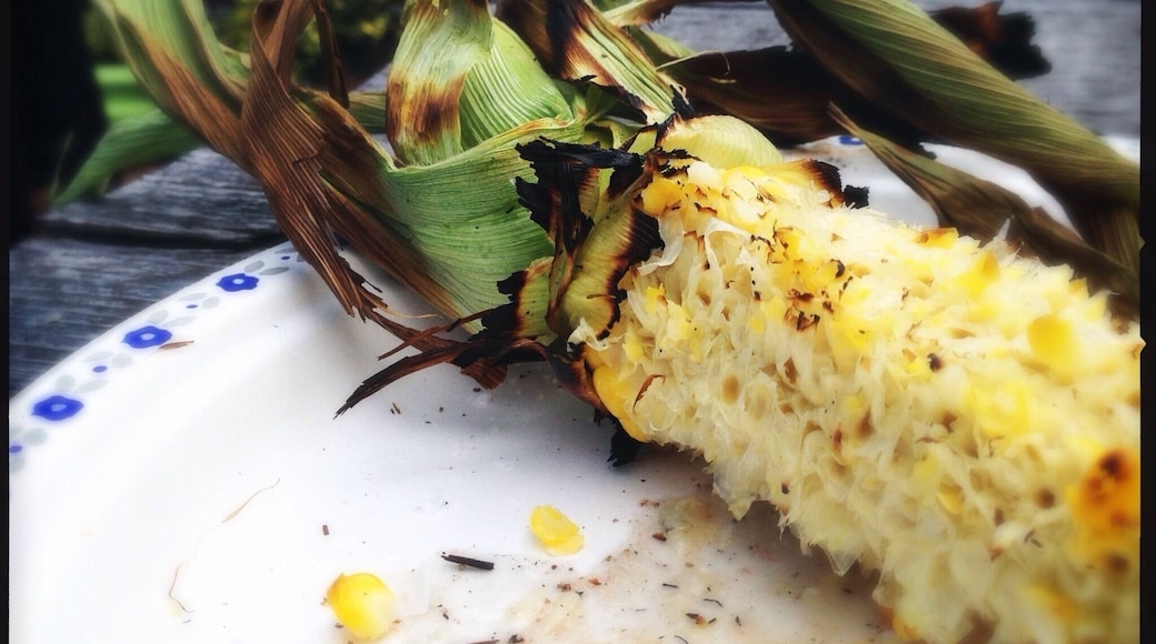 In the summer time you can buy the most delicious grilled cob of corn, slathered in their own alpine butter, Parmesan and smoked salt. Oh, and buy some cheese while you're there.