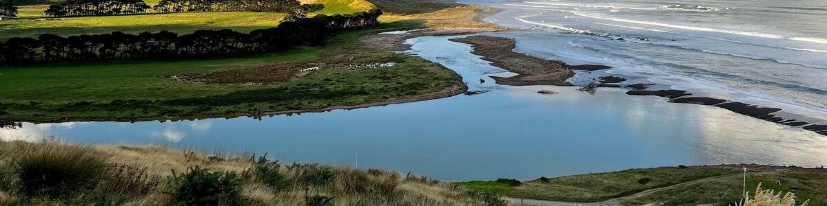 Beautiful scene of Mataikona near Castlepoint, NZ