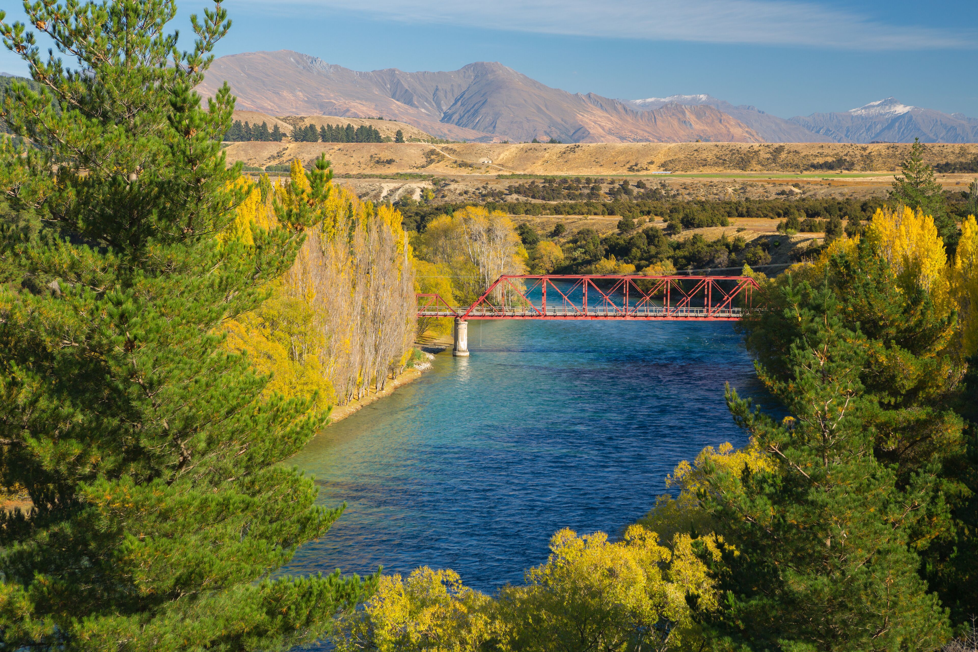 The Red Bridge Luggate New Zealand
