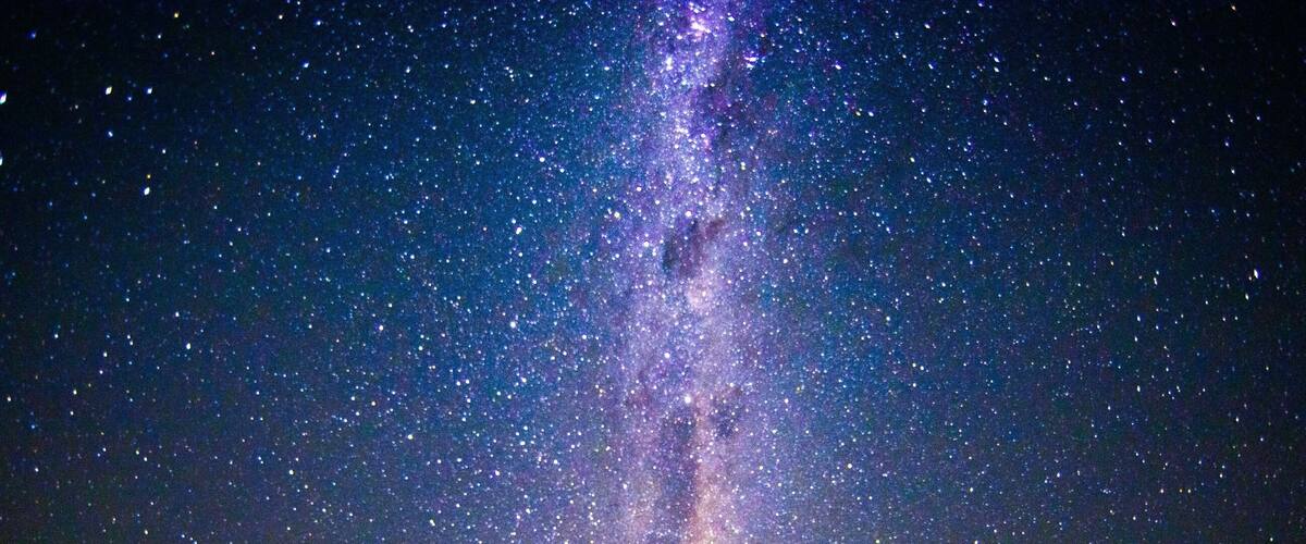 A starry night sky with the Milky Way visible.
