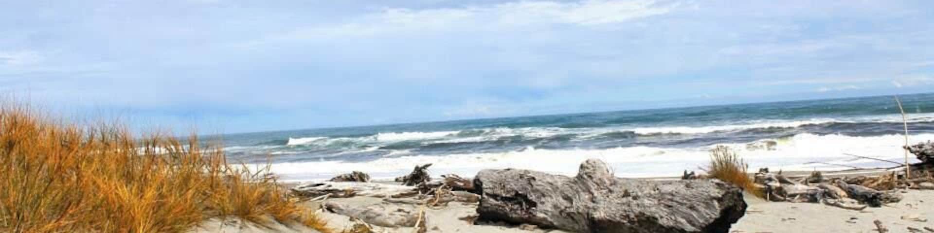 The beautiful beach along HW 6 is a perfect stop to break up the road trip and do some wild dolphin spotting. #waterlust