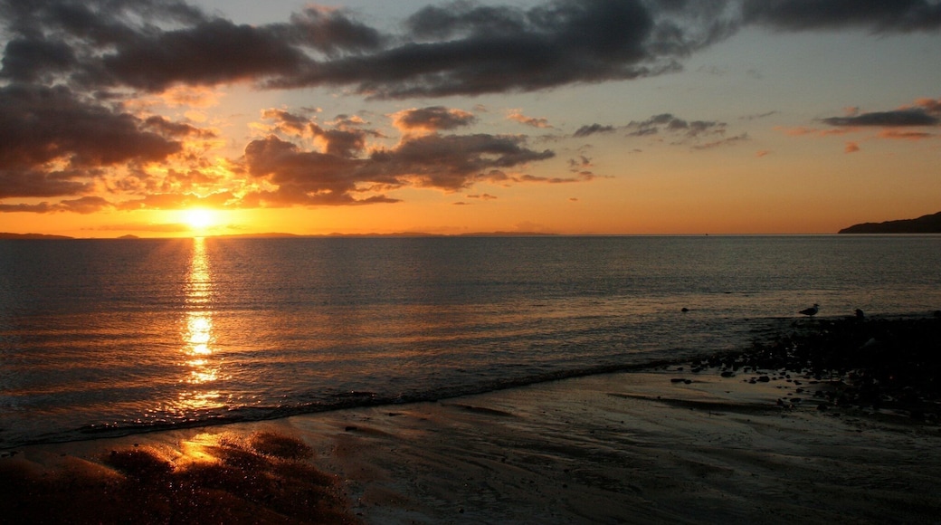 Sunset from Waiomu beach - a little hamlet on the Thames to Coromandel coastal road.