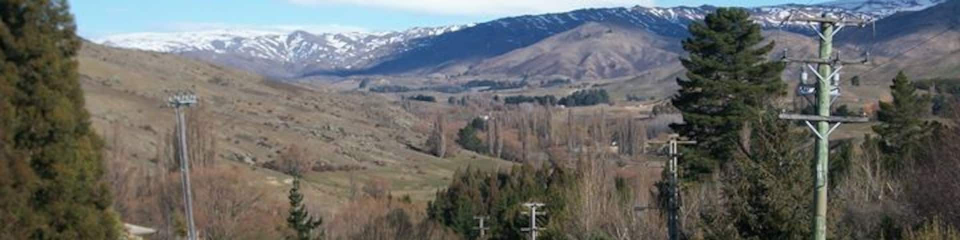 Bannokburn.This road leads out of Bannokburn into the back country( foothills of the mountains) .Very beautiful .Stop at the local pub/café in Bannokburn ( awesome views across the kawara /clutha rivers and valley.)And vist the local vineyards.