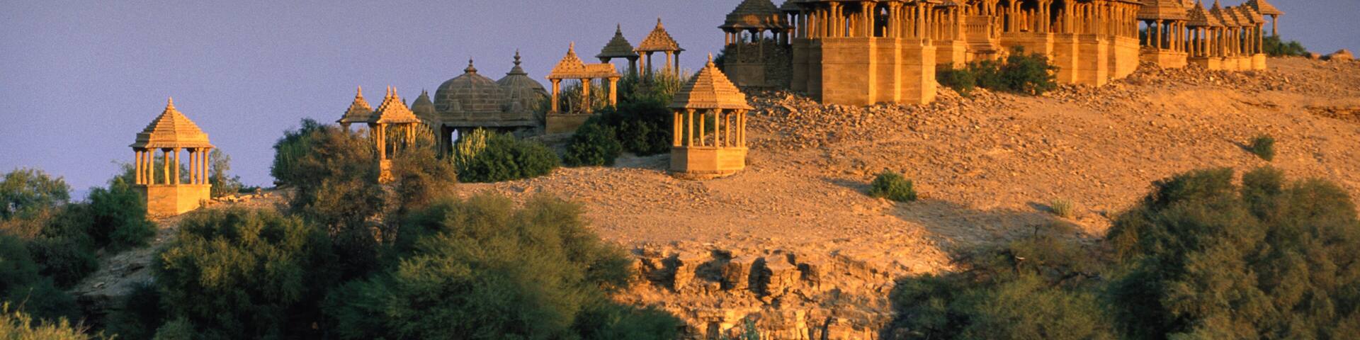 Bada Bagh Royal Cenotaphs, Rajasthan, India
