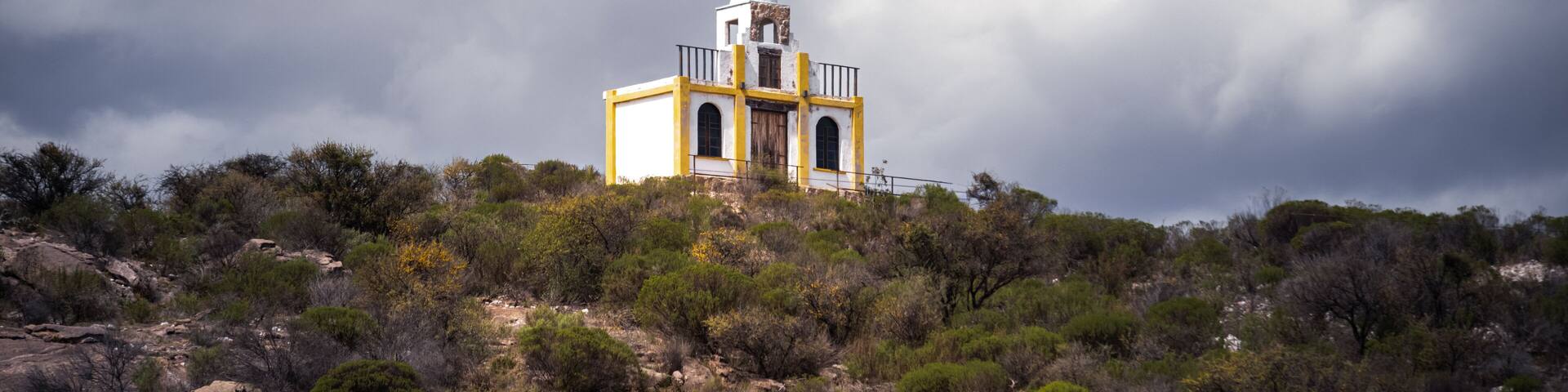 Small church on the hills in Altas Cumbres, Cordoba, Argentina, Cura, Brochero, the middle of nowhere