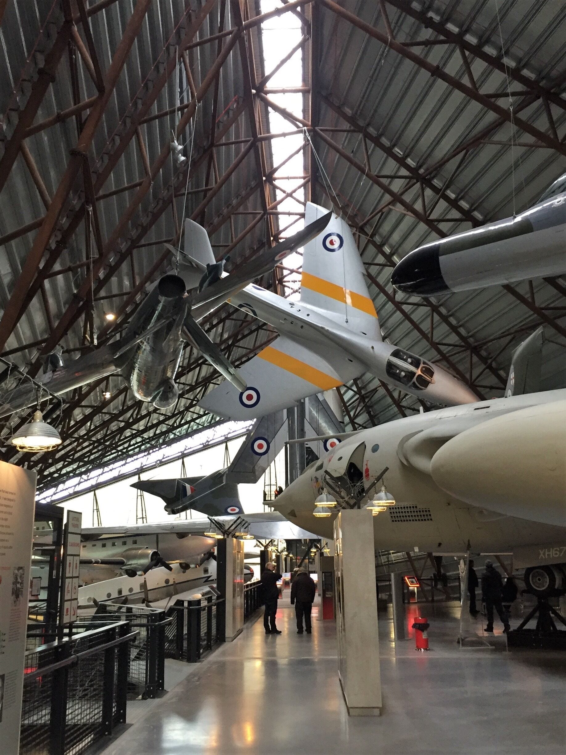 Flying contraptions aplenty at the RAF Cosford Airbase in Shropshire