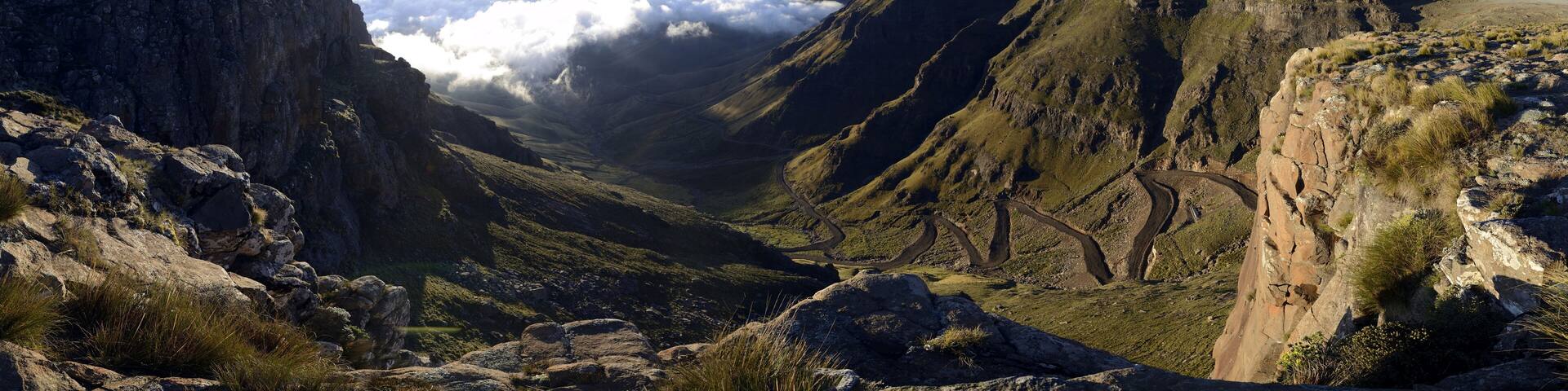 Sunrise over Sani Pass, Lesotho