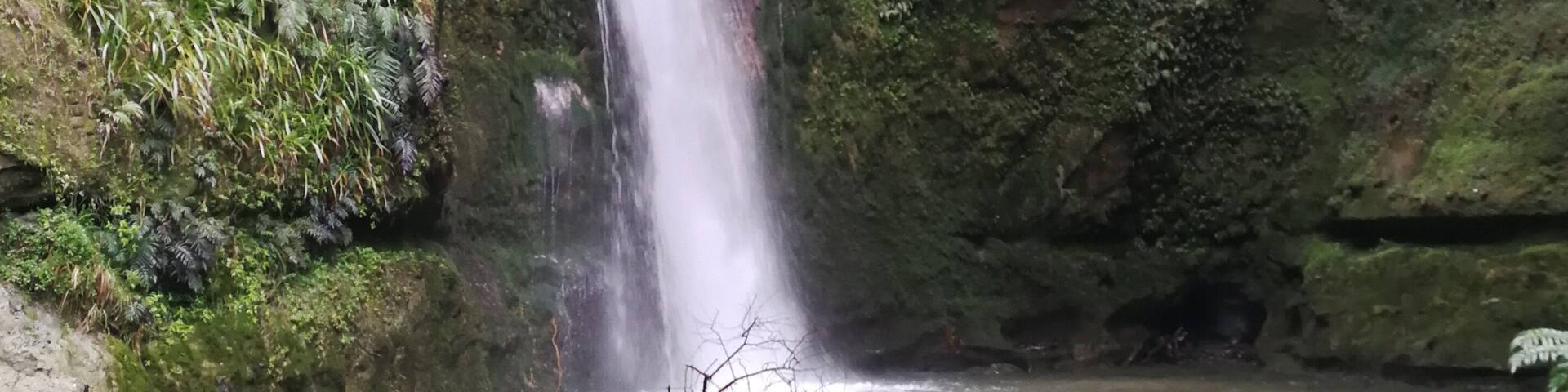 Te Ana Falls. Just off the Pacific Coast Highway, about 20km North of Napier.