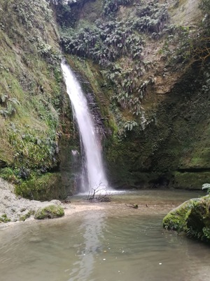 Te Ana Falls. Just off the Pacific Coast Highway, about 20km North of Napier.