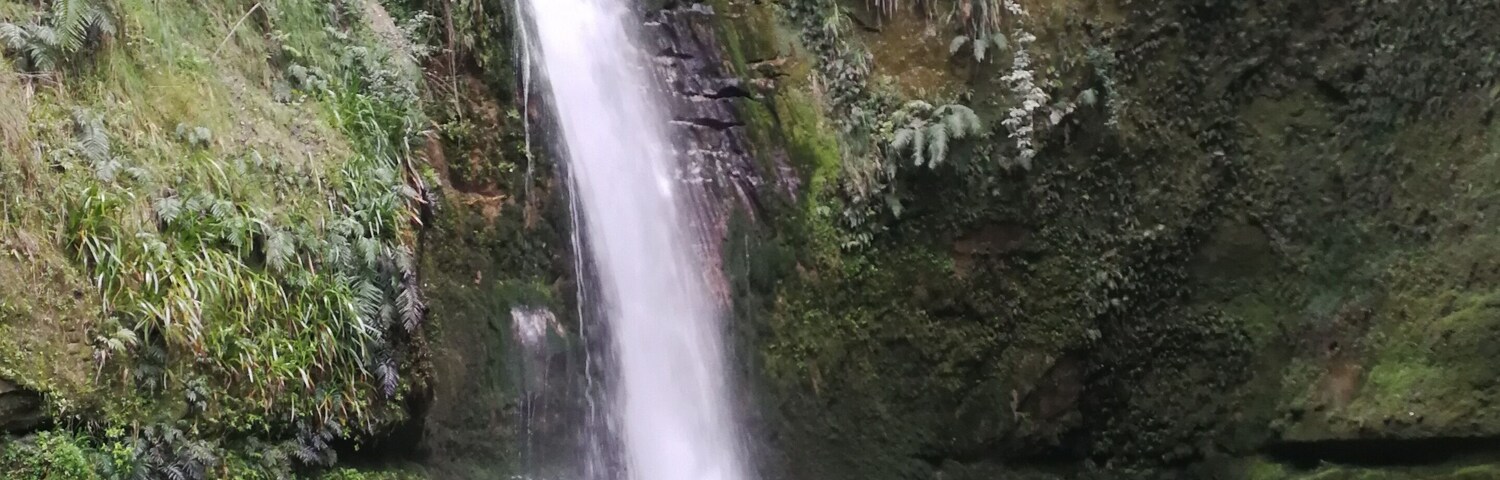 Te Ana Falls. Just off the Pacific Coast Highway, about 20km North of Napier.