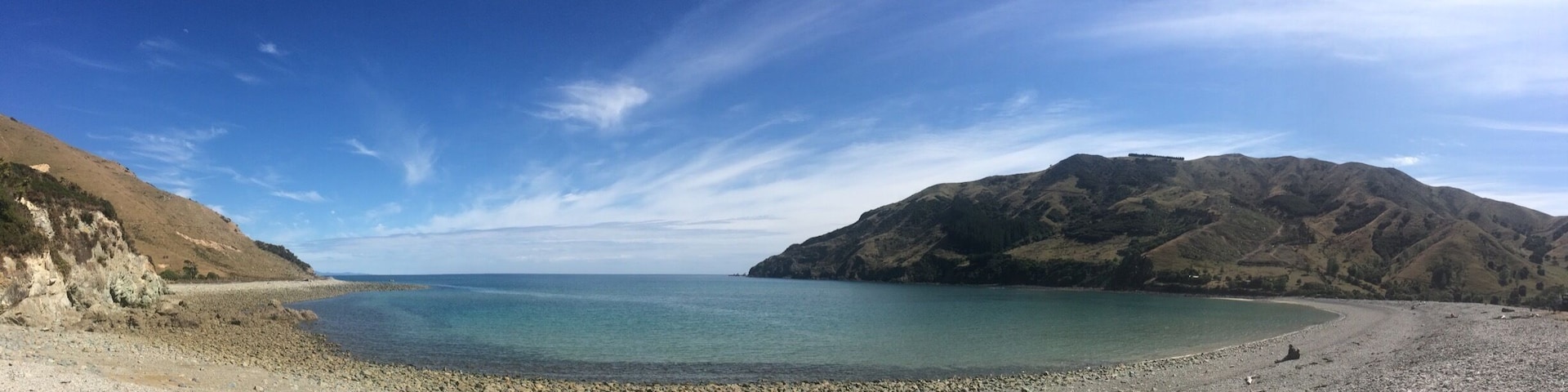 Cable bay and the cable bay cafe! Fantastic place for breakfast away from the Nelson and Richmond crowds