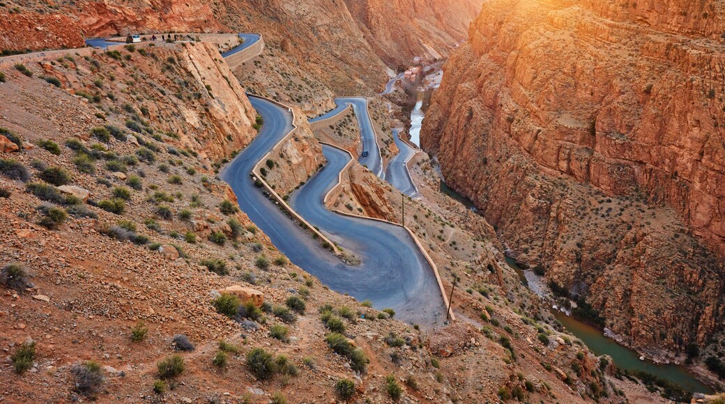 Dades Gorge is a gorge of Dades River in Atlas Mountains in Morocco.