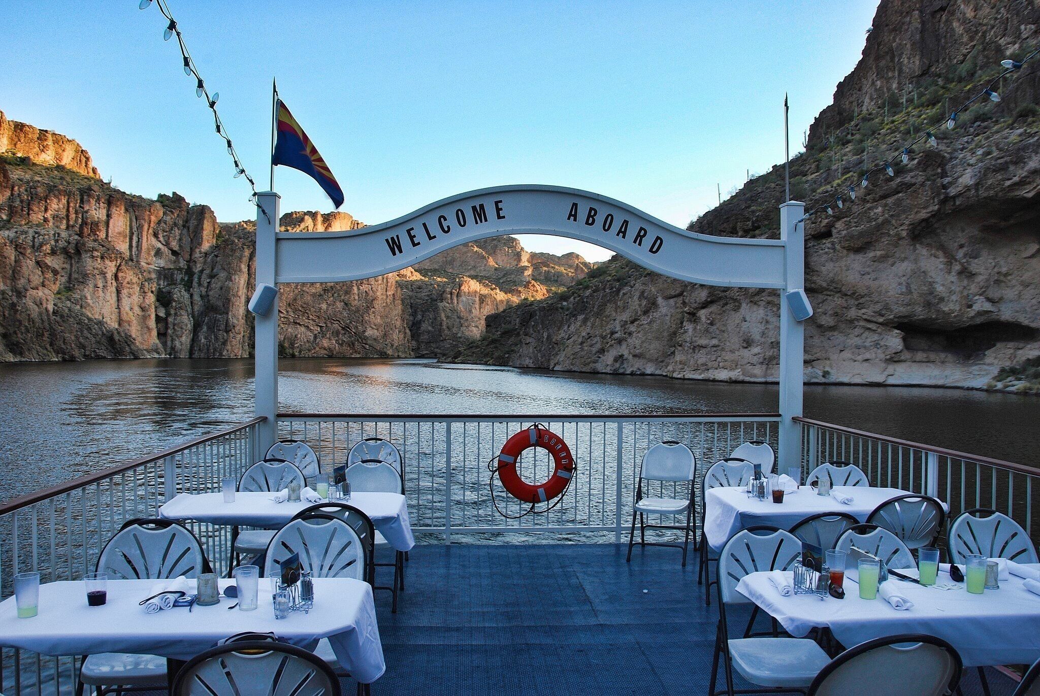 Steamboat ride thru Canyon Lake Az