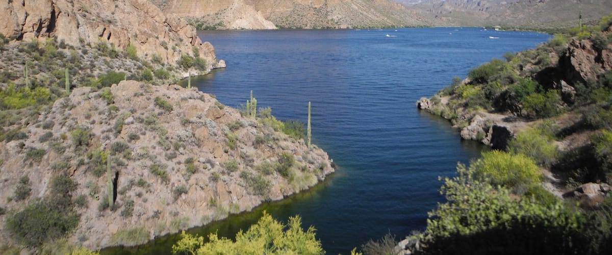 Canyon Lake is one of four reservoirs that were formed by the damming of the Salt River in the U.S. state of Arizona. The lake was formed by the Mormon Flat Dam, which was completed in 1925 after two years of construction.
#AboveItAll
